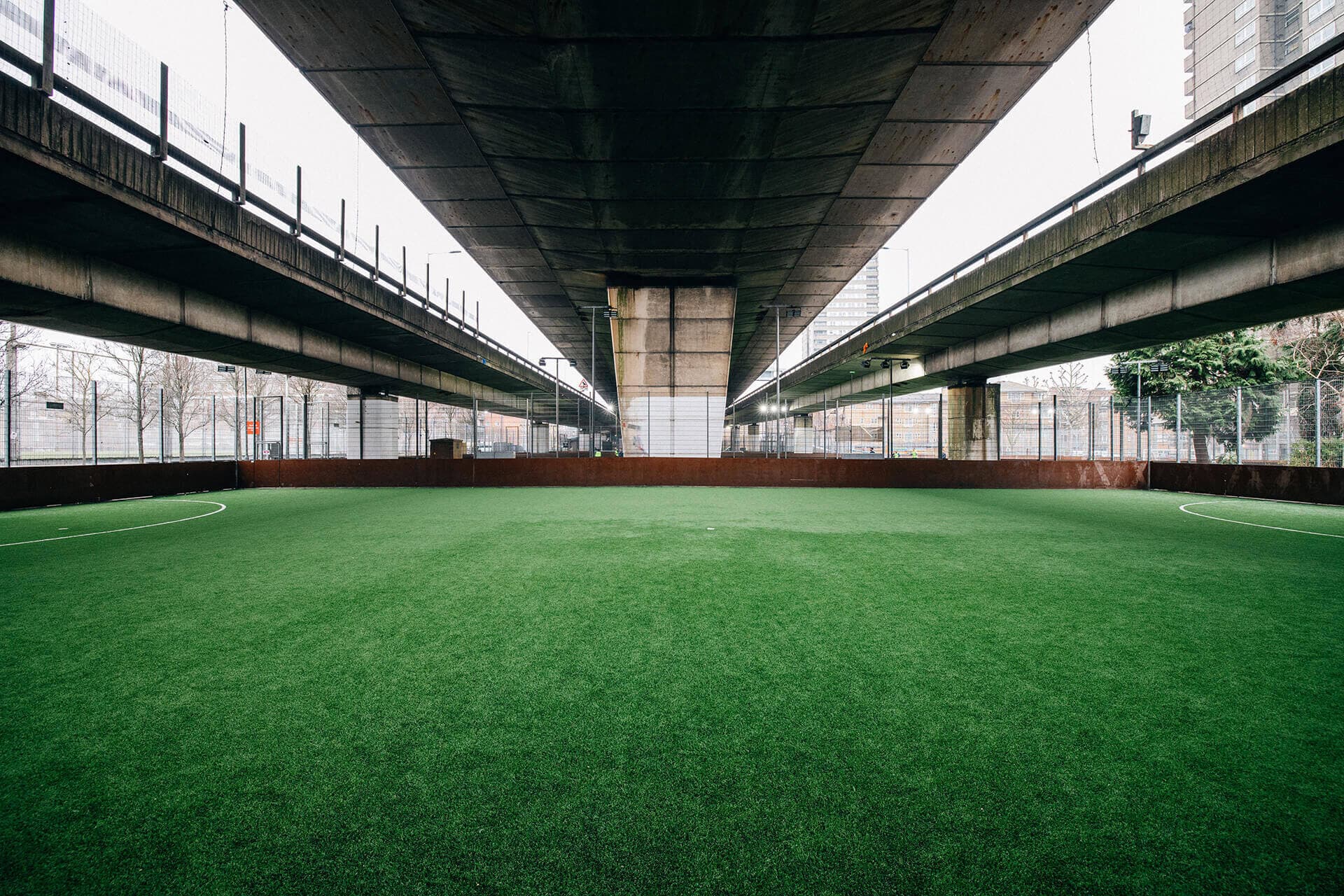 Westway 3G pitch under the A40 flyover, Shepherd's Bush